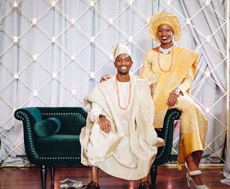 African Bride and groom